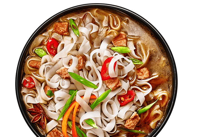 Рисова локшина з соусом «Фо Бо» Рисова локшина з соусом «Фо Бо»